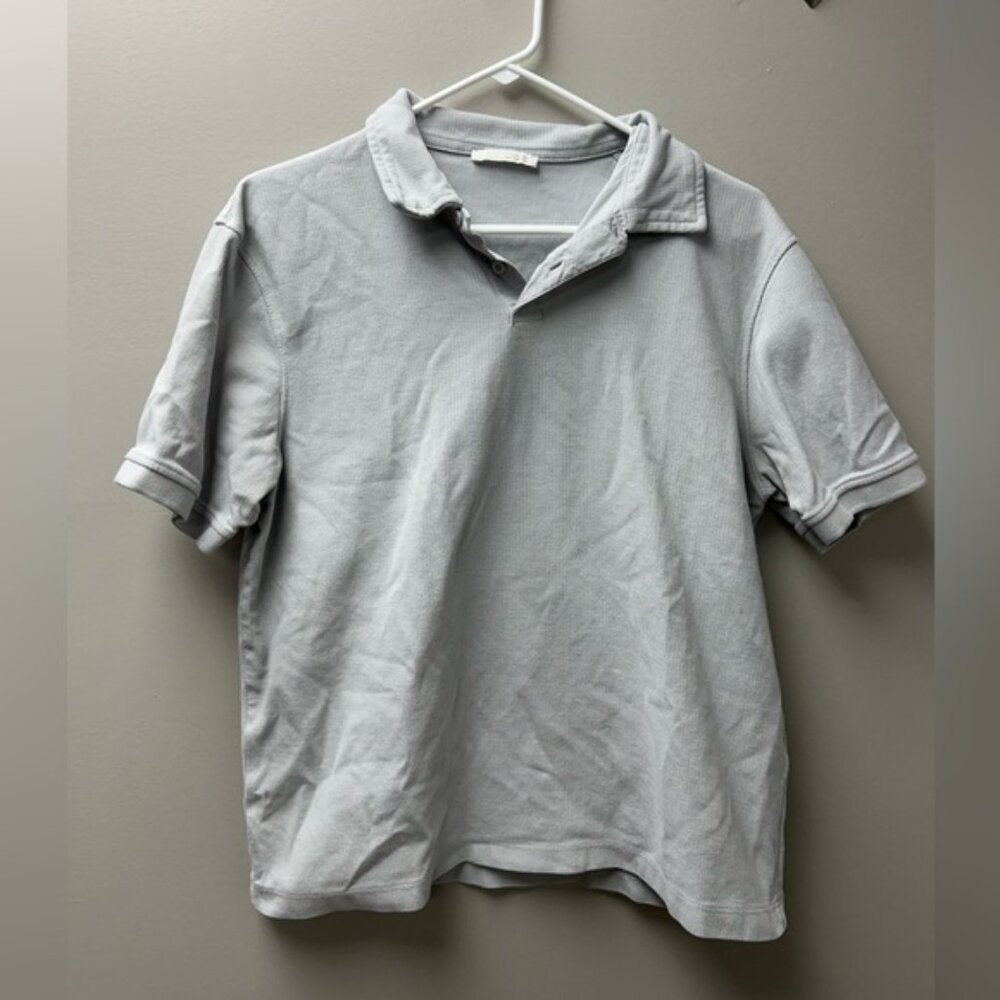 Zara Men’s Collared V Neck T Shirt